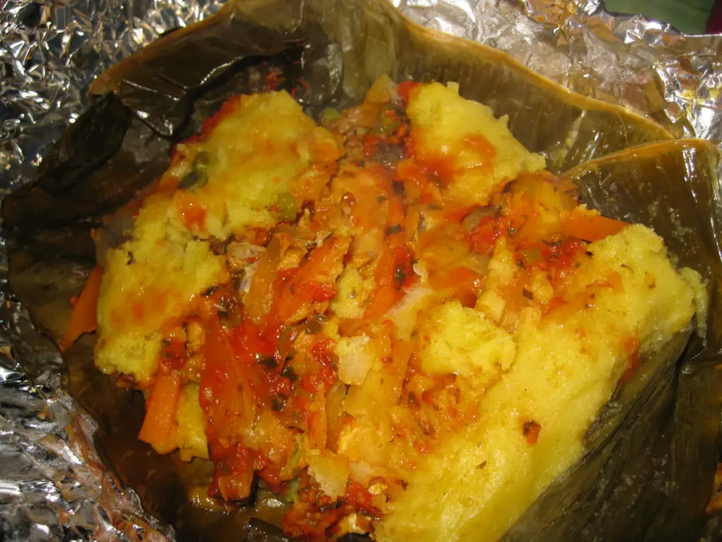 Columbian Food - Tamal: Steamed Corn Delight