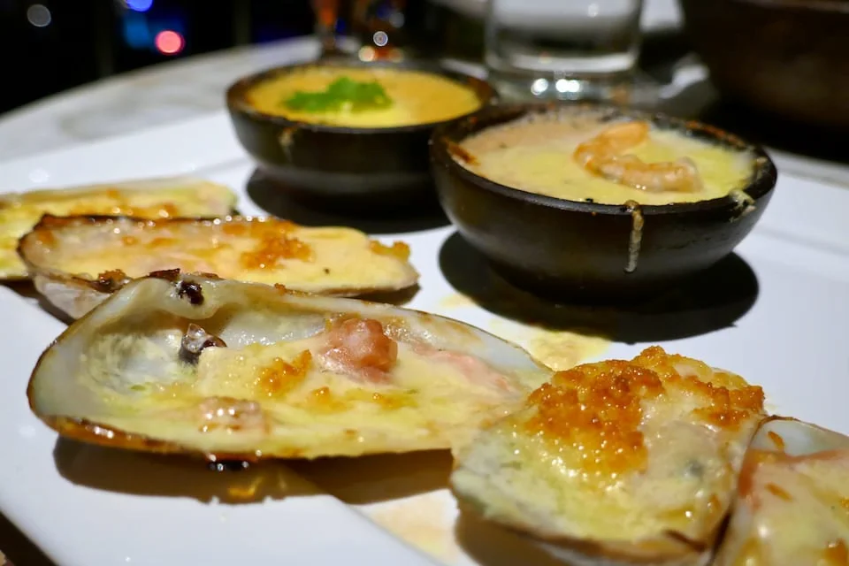 Chile Food - Machas A La Parmesana (Razor Clams with Cheese)