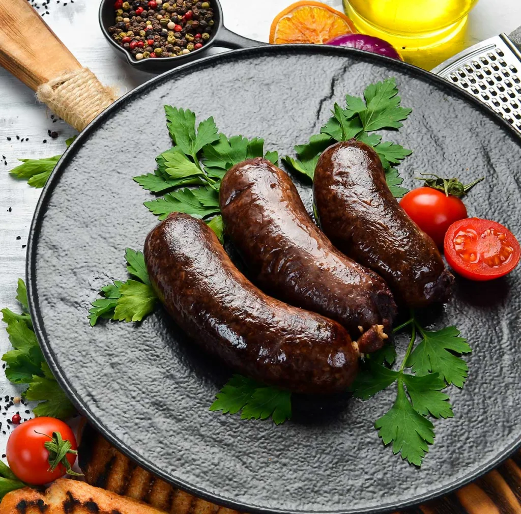 English Food - Savory Blood Sausage