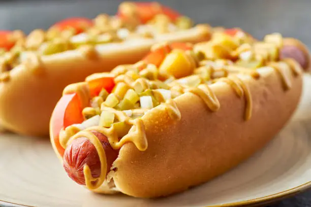 American Food - Classic American Hot Dog