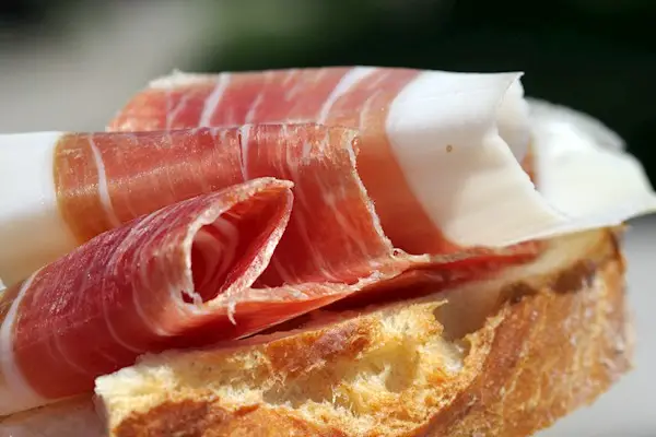 Croatian Food - Prsut (Smoked Dalmatian Ham)  