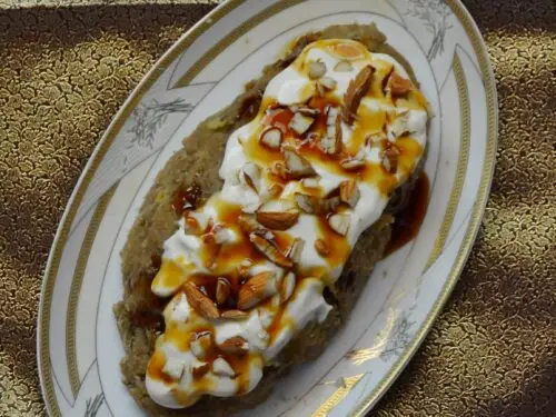 Djibouti Food - Masoob Dessert 