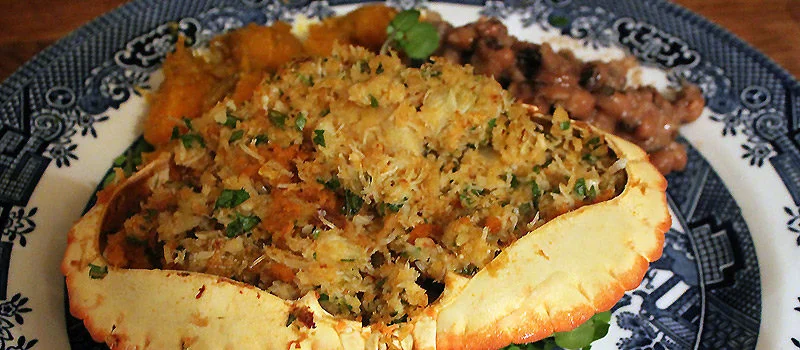 Dominica Food - Crab Backs 