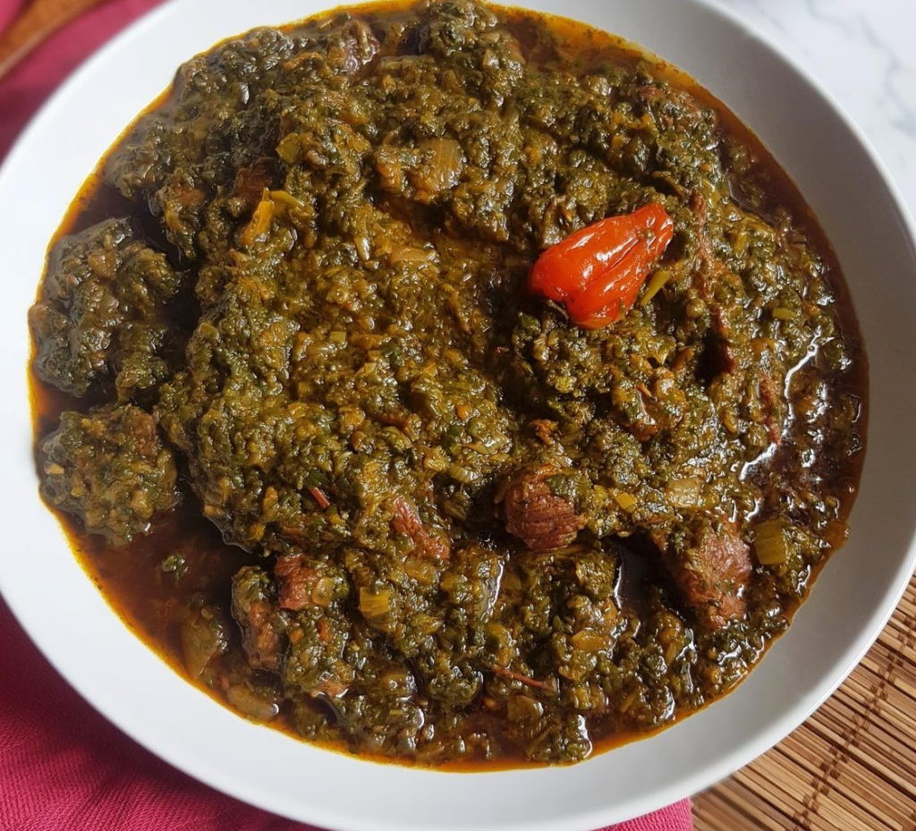 Gabon Cuisine - Feuilles de Manioc