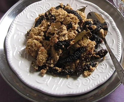 Gabon Cuisine - Mbika (pumpkin seed stew)